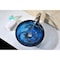 Anzzi Thalu Deco-Glass Vessel Sink in Sapphire Wisp N48 - alternate 7